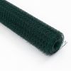 60M Large Size Galvanized Hexagonal Floral Green Chicken Wire, Outdoor Anti-Rust Chicken Wire Poultry Netting for Garden