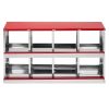 8 Compartment Roll Out Chicken Nesting Box with Basket, Egg Nest Box Chicken Laying Box Hens Chicken Coop Box,