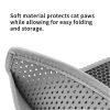 Cat litter pad - waterproof double-layer, preventing garbage tracking, non slip base, soft and safe, machine washable, easy to clean