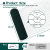 60M Large Size Galvanized Hexagonal Floral Green Chicken Wire, Outdoor Anti-Rust Chicken Wire Poultry Netting for Garden