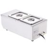 Chocolate Tempering Machine, 9 Lbs 2 Tanks Chocolate Melting Pot with TEMP Control 86-185 F
